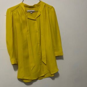 LOFT Mustard Yellow Women's Blouse